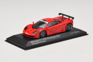 McLaren F1 GTR Prototype World Special Rojo Minichamps 1:43 MCLAREN007 Metal