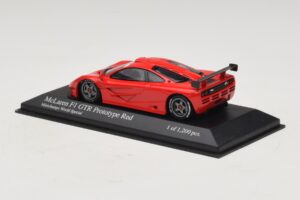 McLaren F1 GTR Prototype World Special Rojo Minichamps 1:43 MCLAREN007 Metal - imagen 2 de 4