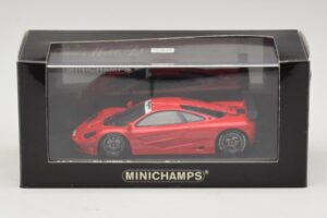 McLaren F1 GTR Prototype World Special Rojo Minichamps 1:43 MCLAREN007 Metal - imagen 4 de 4