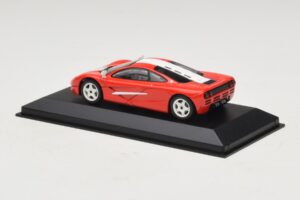 McLaren F1 Rojo Con Rayas Blancas Minichamps 1:43 MCLAREN005 Metal - imagen 2 de 4