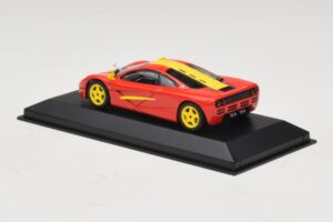 McLaren F1 Rojo Con Rayas Amarillas Minichamps 1:43 MCLAREN006 Metal - imagen 2 de 4