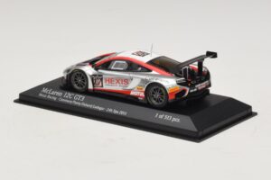 McLaren MP4-12C GT3 #107 Hexis Racing Cazenave / O. Panis 24 Hours of Spa 2013 Minichamps 1:43 437131397 Metal - imagen 3 de 4