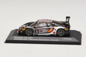 McLaren MP4-12C GT3 #5 Boutsen Racing Guilvert / Dermont 24 Hours of Spa 2013 Minichamps 1:43 437131305 Metal