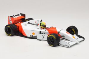 McLaren MP4/8 Ford #8 A. Senna Winner European GP 1993 Minichamps 1:18 540931818 Metal - imagen 7 de 7