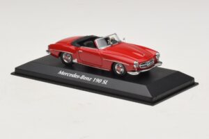 Mercedes 190 SL Rojo Maxichamps 1:43 940033131-O Metal - imagen 3 de 4