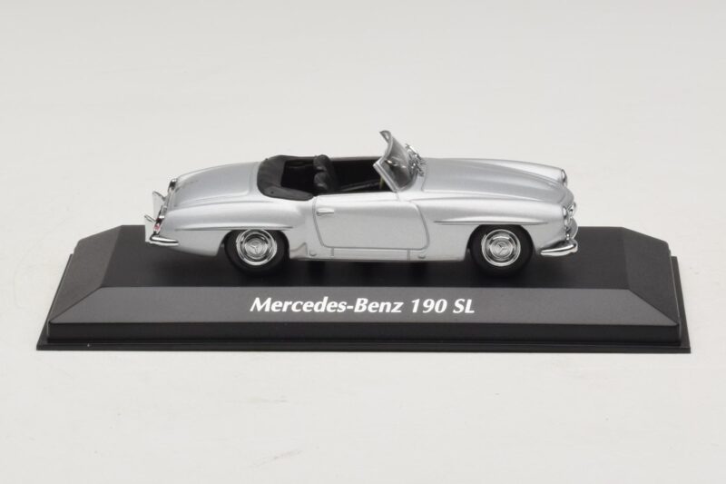 Mercedes 190 SL W121 Plata Maxichamps 1:43 Mercedes 190 SL W121 Plata Maxichamps 1:43 940033130 Metal
