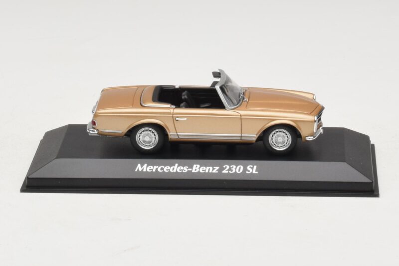 Mercedes 230 SL W113 Oro Metalizado Maxichamps 1:43 Mercedes 230 SL W113 Oro Metalizado Maxichamps 1:43 940032230 Metal