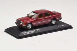 Mercedes 230E W124 Rojo Metalizado Minichamps 1:43 400037001 Metal - imagen 2 de 4