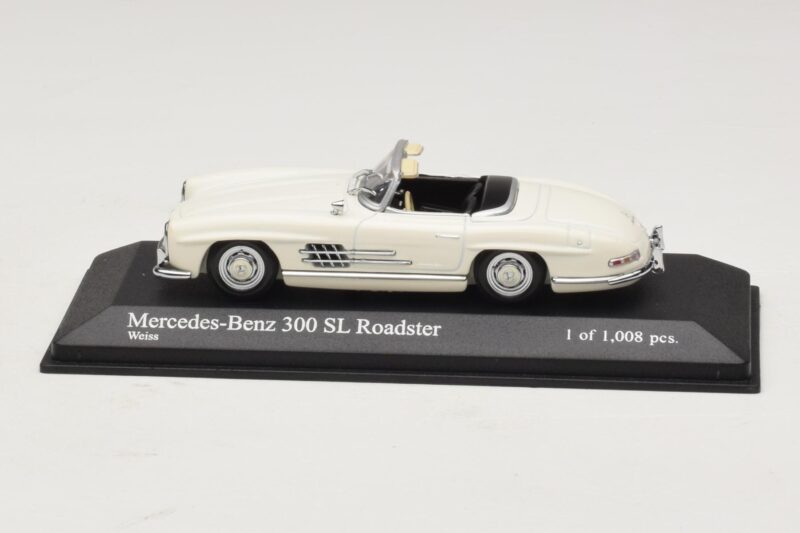 Mercedes 300 SL W198 Roadster Blanco Minichamps 1:43 Mercedes 300 SL W198 Roadster Blanco Minichamps 1:43 400039034 Metal