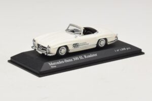 Mercedes 300 SL W198 Roadster Blanco Minichamps 1:43 400039034 Metal - imagen 2 de 4