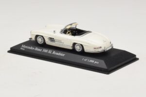 Mercedes 300 SL W198 Roadster Blanco Minichamps 1:43 400039034 Metal - imagen 3 de 4