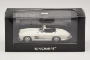 Mercedes 300 SL W198 Roadster Blanco Minichamps 1:43 400039034 Metal - imagen 4 de 4