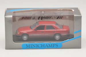 Mercedes 300D W124 Turbo Rojo Minichamps 1:43 3210 Metal - imagen 4 de 4
