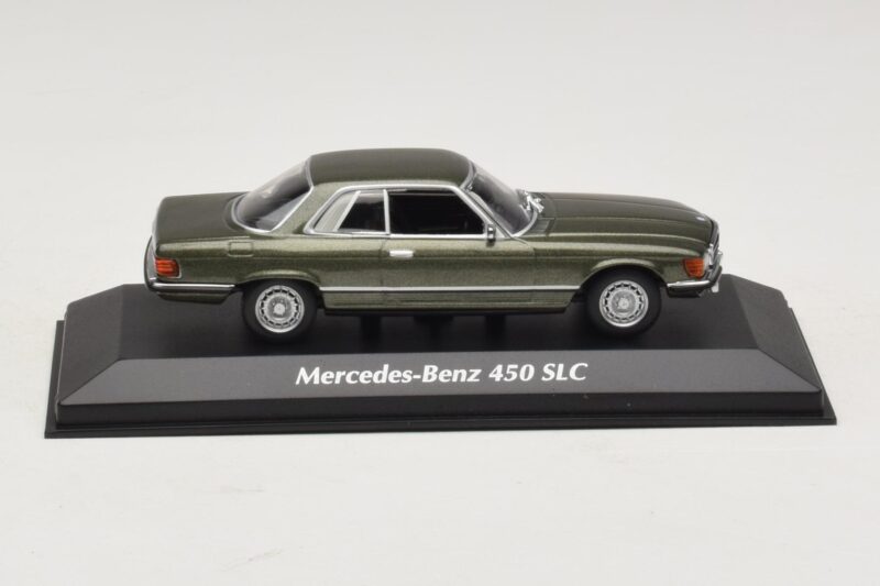 Mercedes 450 SLC C107 Verde Oscuro Metalizado Maxichamps 1:43 940033420 Metal