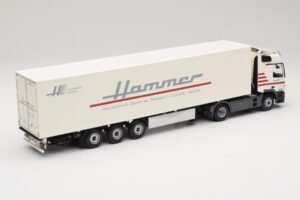 Mercedes Actros 1844LS Koffersattelzug Hammer Aachen Minichamps 1:43 499039105 Metal - imagen 2 de 6