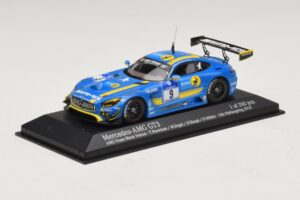 Mercedes AMG GT3 Black Falcon #9 Y. Buurman / M. Engel 24 Hours of Nurburgring 2016 Minichamps 1:43 437163009 Metal - imagen 2 de 5