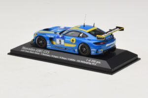 Mercedes AMG GT3 Black Falcon #9 Y. Buurman / M. Engel 24 Hours of Nurburgring 2016 Minichamps 1:43 437163009 Metal - imagen 3 de 5