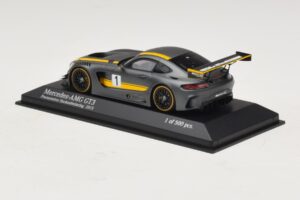 Mercedes AMG GT3 Presentation Hockenheimring 2015 Minichamps 1:43 437163001 Metal - imagen 3 de 4