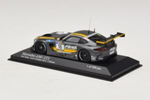 Mercedes AMG GT3 Test Team #16 VLN Winner 3 October 2015 Minichamps 1:43 437163016 Metal - imagen 3 de 4