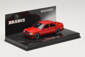 Mercedes Brabus 3.6S 190E W201 Rojo Minichamps 1:43 437032600 Metal - imagen 2 de 5