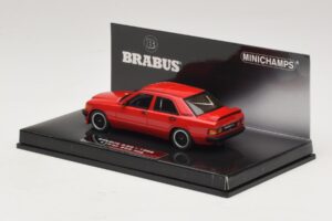 Mercedes Brabus 3.6S 190E W201 Rojo Minichamps 1:43 437032600 Metal - imagen 3 de 5
