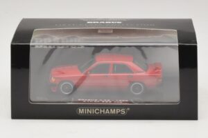 Mercedes Brabus 3.6S 190E W201 Rojo Minichamps 1:43 437032600 Metal - imagen 5 de 5