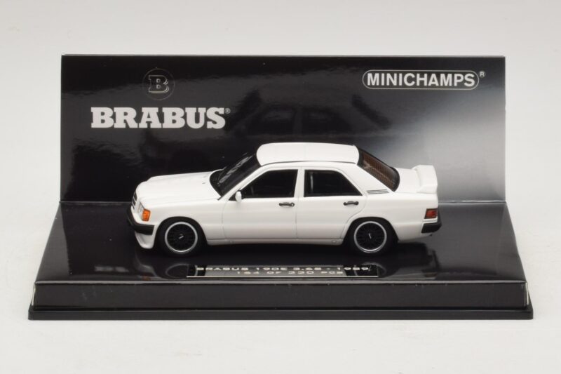 Mercedes Brabus 3.6S 190E W201 Blanco Minichamps 1:43 437032602 Metal