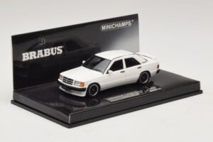 Mercedes Brabus 3.6S 190E W201 Blanco Minichamps 1:43 437032602 Metal - imagen 2 de 5