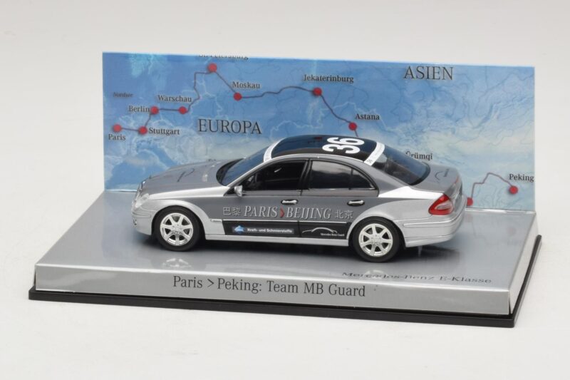 Mercedes E-Class #36 Team MB Guard Rally Paris-Peking 2007 Minichamps 1:43 B66962270 Metal