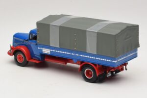 Mercedes L 315 Camión de Plataforma Azul Rojo Minichamps 1:43 439034420 Metal - imagen 5 de 6
