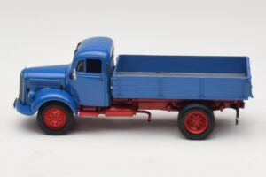 Mercedes L 3500 Camión Volquete Azul Rojo Minichamps 1:43 439350004 Metal - imagen 3 de 6