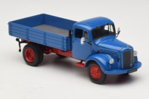 Mercedes L 3500 Camión Volquete Azul Rojo Minichamps 1:43 439350004 Metal - imagen 4 de 6