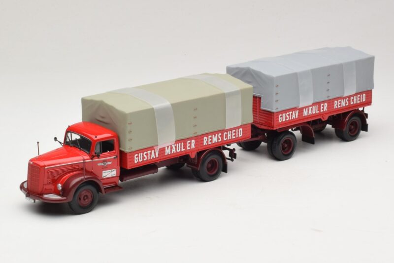 Mercedes L315 Pritschenzug Gustav Mauler Minichamps 1:43 499034720 Metal