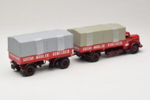 Mercedes L315 Pritschenzug Gustav Mauler Minichamps 1:43 499034720 Metal - imagen 2 de 6