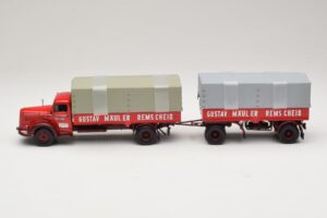 Mercedes L315 Pritschenzug Gustav Mauler Minichamps 1:43 499034720 Metal - imagen 3 de 6