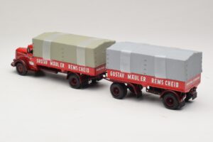 Mercedes L315 Pritschenzug Gustav Mauler Minichamps 1:43 499034720 Metal - imagen 5 de 6
