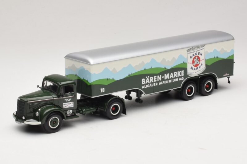 Mercedes LS315 Koffersattelzug Bärenmarke Minichamps 1:43 499034780 Metal