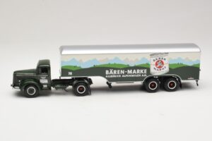 Mercedes LS315 Koffersattelzug Bärenmarke Minichamps 1:43 499034780 Metal - imagen 3 de 6