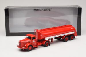 Mercedes LS315 Tanksattelzug Esso Minichamps 1:43 499034770 Metal - imagen 6 de 6