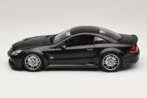 Mercedes SL65 AMG R230 Black Series Matt Black Minichamps 1:18 100038121 Metal - imagen 4 de 8