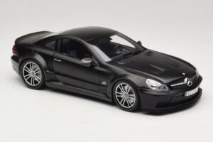 Mercedes SL65 AMG R230 Black Series Matt Black Minichamps 1:18 100038121 Metal - imagen 6 de 8