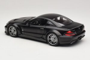 Mercedes SL65 AMG R230 Black Series Matt Black Minichamps 1:18 100038121 Metal - imagen 7 de 8