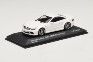 Mercedes SL65 AMG R230 Black Series Blanco Mate Minichamps 1:43 400038222 Metal - imagen 2 de 4