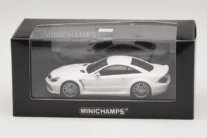 Mercedes SL65 AMG R230 Black Series Blanco Mate Minichamps 1:43 400038222 Metal - imagen 4 de 4