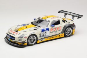 Mercedes SLS AMG GT3 #22 Graf / Jager Rowe Racing 24 Hours of Nurburgring 2013 Minichamps 1:18 151133122 Metal