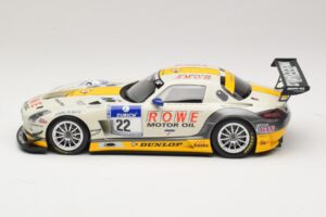 Mercedes SLS AMG GT3 #22 Graf / Jager Rowe Racing 24 Hours of Nurburgring 2013 Minichamps 1:18 151133122 Metal - imagen 3 de 6