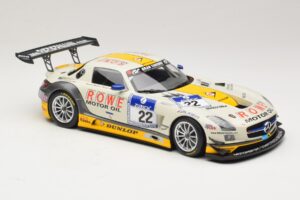 Mercedes SLS AMG GT3 #22 Graf / Jager Rowe Racing 24 Hours of Nurburgring 2013 Minichamps 1:18 151133122 Metal - imagen 4 de 6