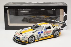 Mercedes SLS AMG GT3 #22 Graf / Jager Rowe Racing 24 Hours of Nurburgring 2013 Minichamps 1:18 151133122 Metal - imagen 6 de 6