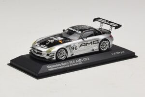Mercedes SLS AMG GT3 #96 M. Hakkinen / R. Arnold 6 Hours of Zhuhai 2011 Minichamps 1:43 410113296 Metal - imagen 2 de 4