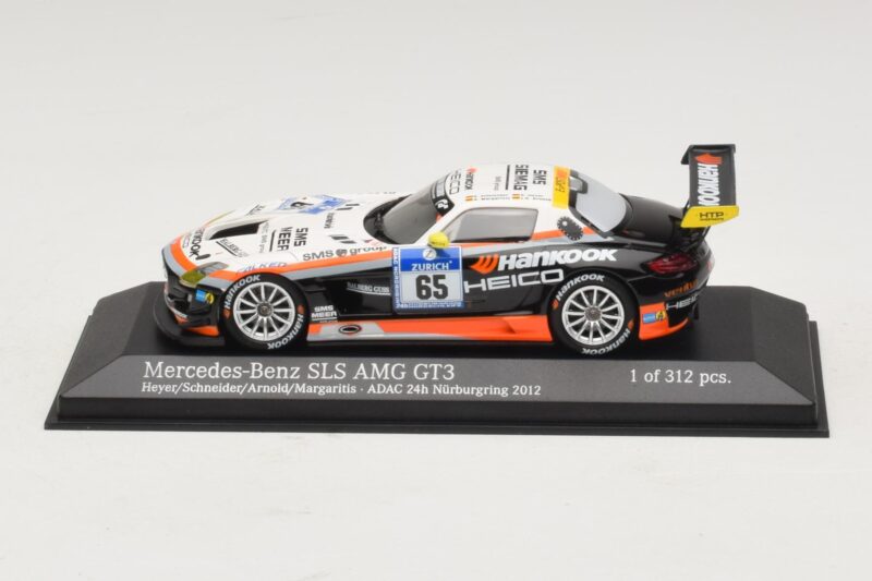 Mercedes SLS AMG GT3 #65 Hankook 24 Hours of Nurburgring 2012 Minichamps 1:43 Mercedes SLS AMG GT3 #65 Hankook 24 Hours of Nurburgring 2012 Minichamps 1:43 437123265 Metal